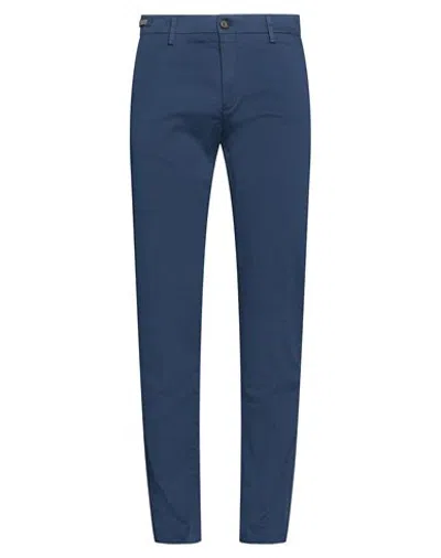 Paul & Shark Man Pants Midnight Blue Size 28 Cotton, Elastane