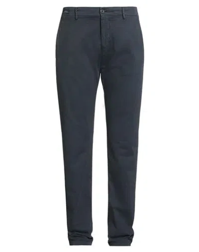 Paul & Shark Man Pants Midnight Blue Size 42 Cotton, Lyocell, Elastane