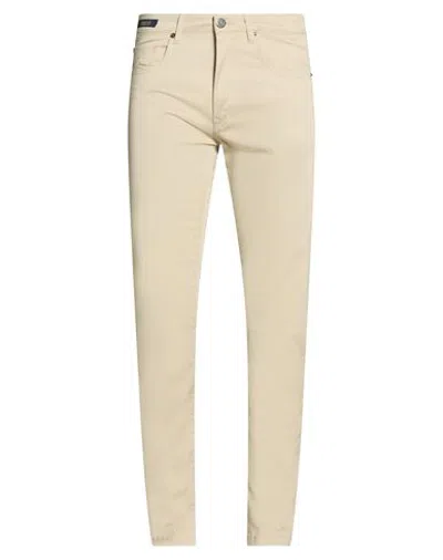 Paul & Shark Man Pants Sand Size 32 Cotton, Elastane In White