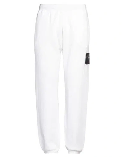 Paul & Shark Man Pants White Size L Cotton