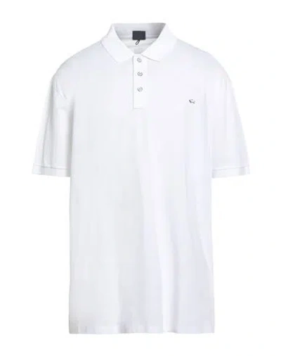 Paul & Shark Man Polo Shirt White Size 3xl Cotton