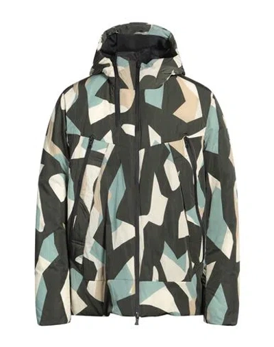 Paul & Shark Man Puffer Military Green Size Xxl Polyamide