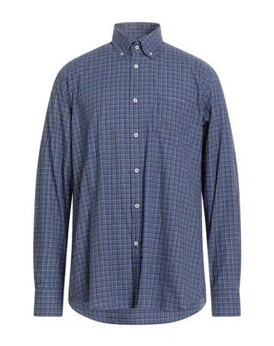 Paul & Shark Man Shirt Blue Size 16 ½ Cotton