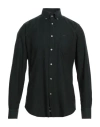 Paul & Shark Man Shirt Dark Green Size 15 Cotton