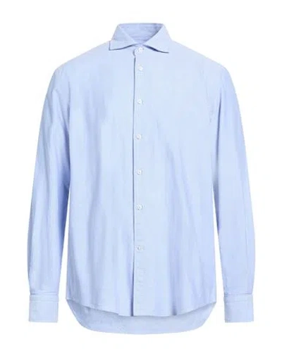 Paul & Shark Man Shirt Light Blue Size 17 Cotton