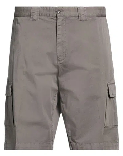 Paul & Shark Man Shorts & Bermuda Shorts Grey Size 44 Cotton, Elastane In Gray