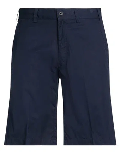 Paul & Shark Man Shorts & Bermuda Shorts Navy Size 32 Cotton In Blue