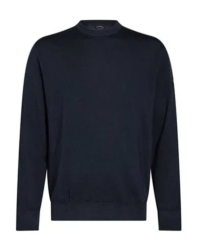Paul & Shark Man Sweater Midnight Blue Size Xxl Virgin Wool