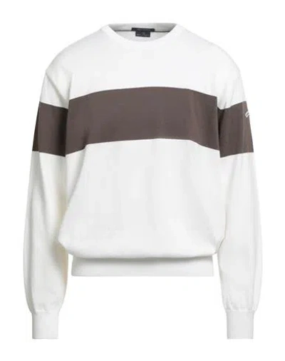 Paul & Shark Man Sweater White Size Xxl Cotton
