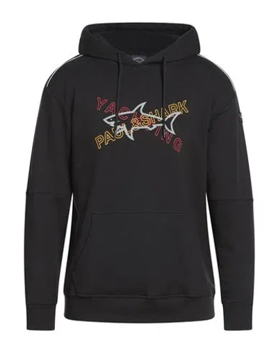 Paul & Shark Man Sweatshirt Black Size L Cotton