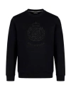 Paul & Shark Man Sweatshirt Black Size S Polyester, Modal, Cotton, Elastane In Multi