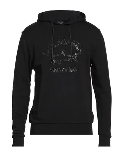 Paul & Shark Man Sweatshirt Black Size Xl Cotton