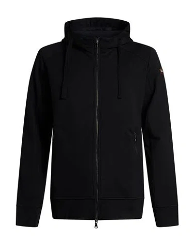 Paul & Shark Man Sweatshirt Black Size Xl Virgin Wool, Elastane