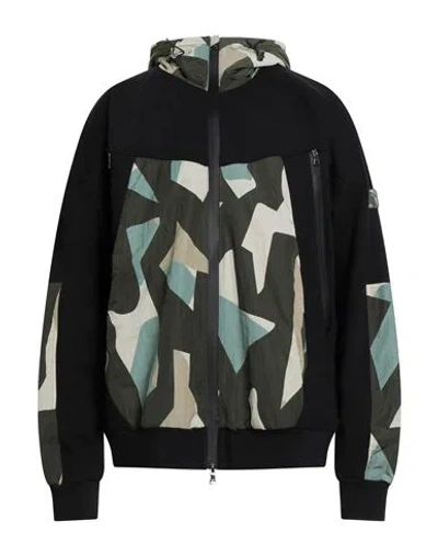 Paul & Shark Man Sweatshirt Black Size Xxl Cotton, Nylon