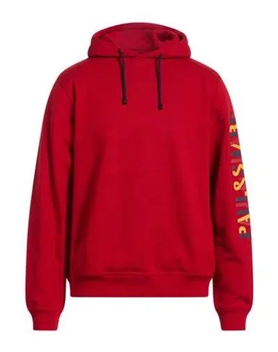 Paul & Shark Man Sweatshirt Red Size Xl Cotton