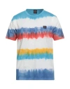 Paul & Shark Man T-shirt Azure Size S Cotton In Multi