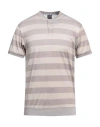 Paul & Shark Man T-shirt Khaki Size Xl Cotton In Beige