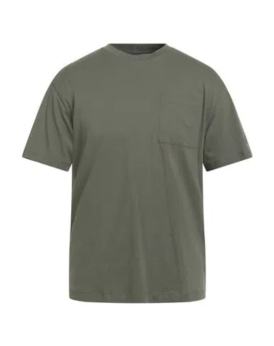 Paul & Shark Man T-shirt Military Green Size S Cotton
