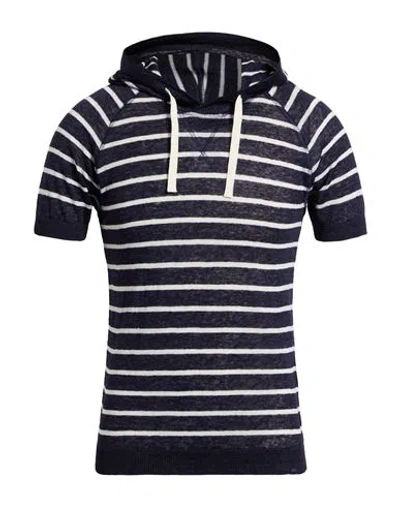 Paul & Shark Man T-shirt Navy Size S Linen In Blue