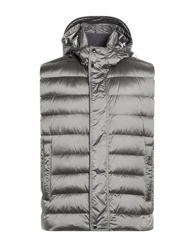 Paul & Shark Man Vest Grey Size 3xl Nylon In Gray