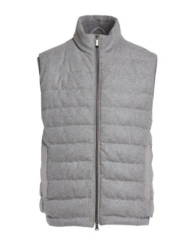 Paul & Shark Man Vest Grey Size S Virgin Wool, Cashmere