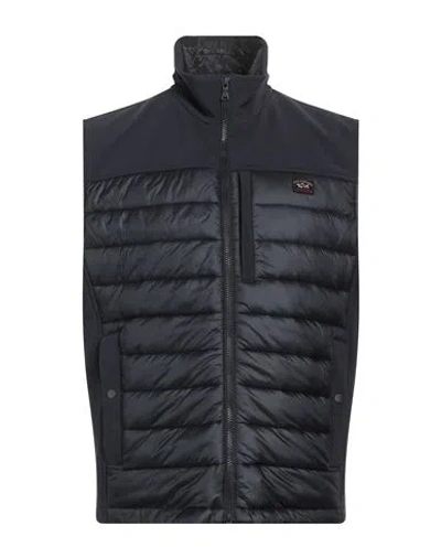Paul & Shark Man Vest Midnight Blue Size L Nylon, Polyester, Elastane