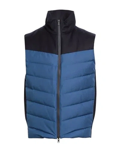 Paul & Shark Man Vest Pastel Blue Size Xl Polyester, Virgin Wool, Cashmere