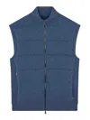 Paul & Shark Zippered Vest In Blue