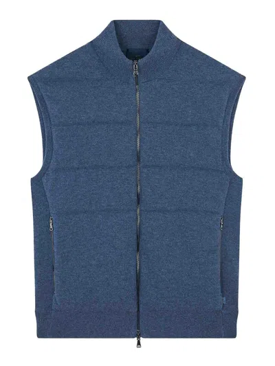 Paul & Shark Men's Men's Gilet With Zip In Blue