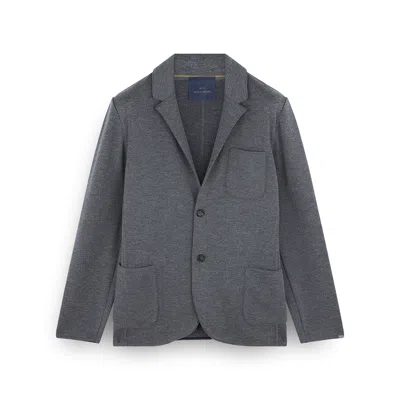 Paul & Shark Merino Extrafine Wool Jacket In Gray