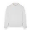 Paul & Shark Merino Extrafine Wool Turtleneck Sweater In White