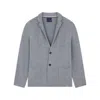 Paul & Shark Merino Wool Blazer In Gray
