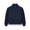 Paul & Shark Merino Wool Hybrid Zip-up Cardigan In Blue