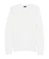 Paul & Shark Cable Knit Crewneck Wool Sweater Clothing In White