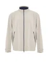 Paul & Shark Gray Polyester Shell Jacket In Gray