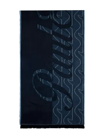 PAUL & SHARK MONOGRAM WOOL SCARF