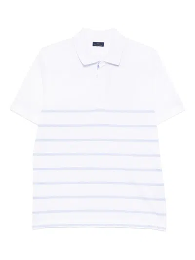 Paul & Shark Multicolour Short-sleeve Cotton Polo Shirt In White