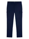 Paul & Shark Belt-loops Cargo Pants In Blue
