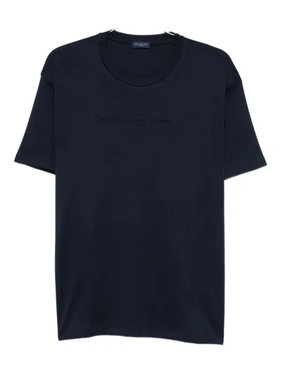PAUL & SHARK NAVY BLUE LOGO T-SHIRT