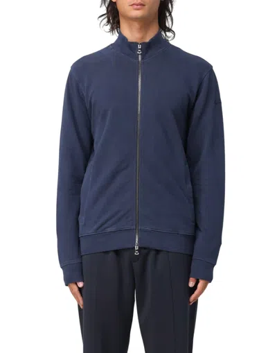 Paul & Shark Navy Blue Zip-up  Bomber Sweatshirt