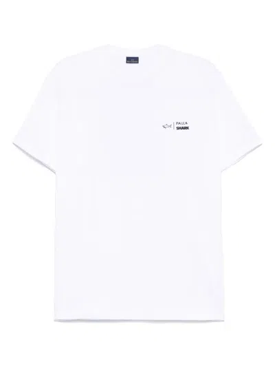 PAUL & SHARK OCEAN PRINT COTTON T-SHIRT