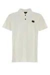 Paul & Shark Short Sleeve Polo Shirt Collar In White