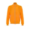 Paul & Shark Jacket Bomber Lightweight Fabric Orange Technique  In Orange
