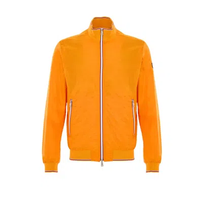 PAUL & SHARK ORANGE POLYAMIDE BOMBER