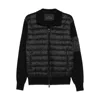 Paul & Shark Wool Sleeve Quilted Jacket Clothing In Black