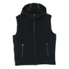 Paul & Shark Hooded Quilted Vest In Black