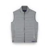 Paul & Shark Padded Gilet In Wool And Cashmere In Green