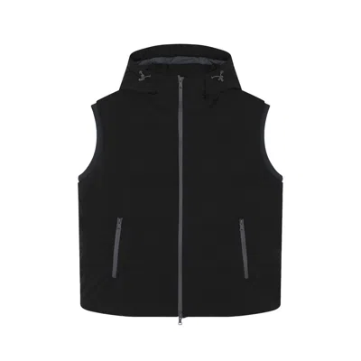 Paul & Shark Padded Vest Typhoon® Platinum In Black