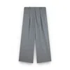 Paul & Shark Palazzo Trousers In Wool And Cashmere In Gray