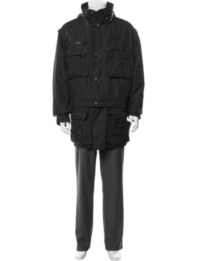 Pre-owned Paul & Shark Parka In Grey